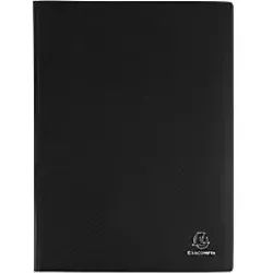 Exacompta OpaK Präsentationsmappe 60 Taschen A4 Schwarz 8 Stück