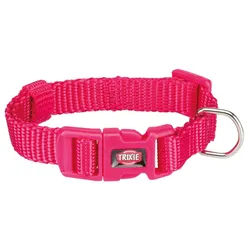 TRIXIE Premium Halsband, XXS–XS: 15–25 cm / 10 mm, fuchsia