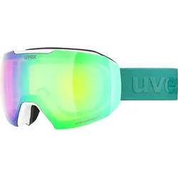 Uvex Epic Attract white matt mirror green one size