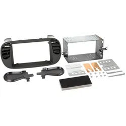 2-DIN RB Fiat 500 / 500C > schwarz
