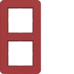 Hager WAD9200RG Rahmen 2-fach, C.8, rot glänzend