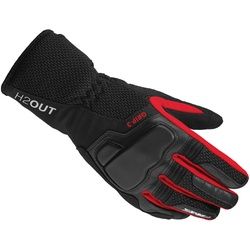 Spidi Grip 3 H2Out Damen Motorrad Handschuhe, schwarz-rot, Größe M