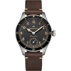 Hamilton Khaki Aviation Pilot Pioneer H76719530 - schwarz,braun - 43mm