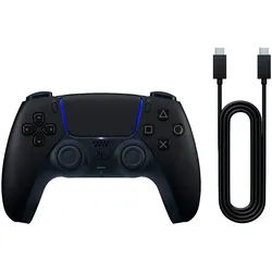 PlayStation 5 DualSense Wireless PlayStation 5-Controller (plus USB-Kabel) schwarz