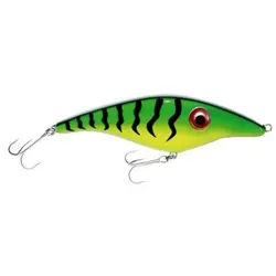 Zalt Kunstköder Zalt-Z Wobbler Jerkbait 39 barsch grün, (1-St) grün