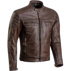 Ixon Torque Motorrad Lederjacke, braun, Größe L