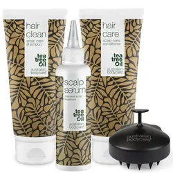 Australian Bodycare 4er-Paket bei Schuppen, trockener oder juckender Kopfhaut Set 550 ml Unisex