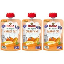 Holle Carrot Cat - Trinkflasche mit Karotte, Mango, Banane und Birne