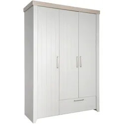 Roba Kleiderschrank Helene , Hellgrau , Metall , 1 Schubladen , Rechteckig , 138.5x199x52.5 cm , Hergestellt in Europa , Kinder- & Jugendzimmer, Kindermöbel, Kinderkleiderschränke