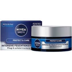 NIVEA Protect & Care Intensive Feuchtigkeitscreme Gesichtscreme 50 ml Herren