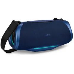 Medion® LIFE® P61762 (MD 43762) L Bluetooth-Lautsprecher (A2DP Bluetooth, AVRCP Bluetooth, Bluetooth, 50 W, tragbar, Bass Boost, Musikbox, RGB, IPX7, Powerbank, Blau) blau