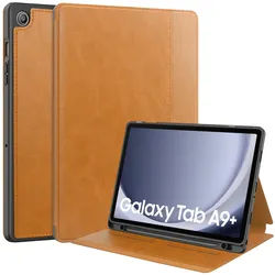 Lobwerk Tablet Hülle für Samsung Galaxy Tab A9+ Plus 2023 X210 X215 11 Zoll Slim Case Etui mit Standfunktion und Auto Sleep/Wake Funktion