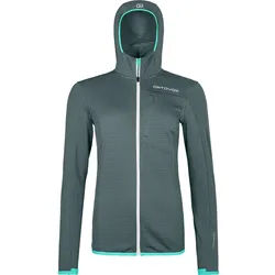 Ortovox Fleece Light Grid Hooded Damen Fleecejacke dark arctic grey M