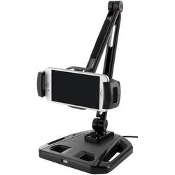 Deltaco ARM-256 holder Active holder Mobile phone/Smartphone, Tablet/UMPC Black, Tablet Halterung, Schwarz