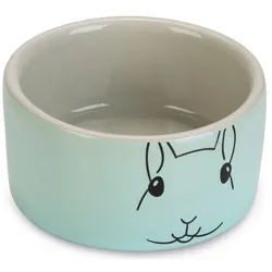 Beeztees Futternapf Hamster-Napf Gorky Keramik grau/mint
