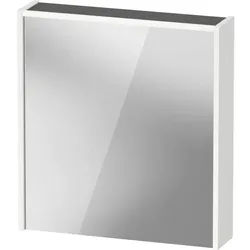 Duravit D-Code Spiegelschrank DC7105L18181000 650x700 mm, Weiß Matt, mit Beleuchtung und Steckdose E
