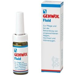 Gehwol Fußgel GEHWOL Fluid gegen eingewachsene Nägel, Hornhaut und Hühneraugen Packung, 1-tlg., 15ml