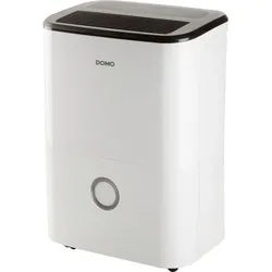 Domo Luftentfeuchter DOMO DO343DH Luftentfeuchter 75 m2 440 W 20 l/Tag Weiß, Schwarz schwarz|weiß
