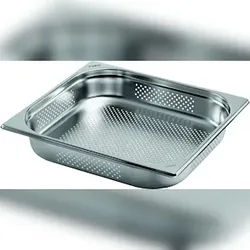 Esmeyer 1 x SARO Gastronormbehälter Edelstahl perforiert 2/3 GN 40 mm tief