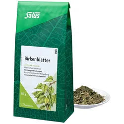 BIRKENBLÄTTER Tee Bio Betulae folium Salus 80 g