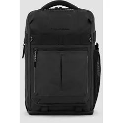Piquadro Arne Bike Laptop-Rucksack 15,6" Notebookfach und mit LED-Licht Schwarz