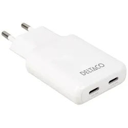 power adapter - slim - 2 x USB-C - 45 Watt