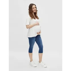 Mamalicious 3/4-Jeans SARNIA (1-tlg) Plain/ohne Details blau|grau 32Mary & Paul