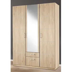 priess Kleiderschrank Bilbao Türanschlag links oder rechts beige 140 cm x 193 cm x 54 cm