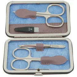 WINDROSE Maniküre-Etui Merino - Maniküre Set 11 cm (grau) grau