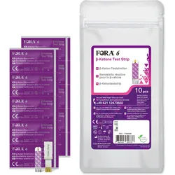 Fora 6 β-Keton Teststreifen (10 Stück) - Ketone The Tester 1 St