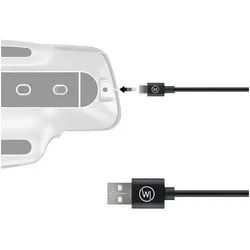 Wicked Chili USB-C Kabel für Logitech MX Master 3 und MX Keys Gaming-Controllerkabel, USB-C, USB-A (100 cm), 3A / 5V / 15 W Fast Charge, Universal kompatibel mit Handy, Smartphone schwarz