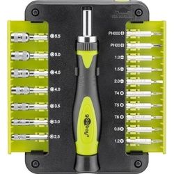 Goobay 18-teiliges Präzisionsschraubendreher-Set - für feinmechanische Schraubarbeiten