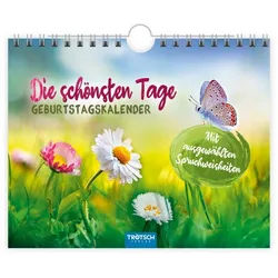 Trötsch Verlag Geburtstagskalender TRÖTSCH Geburtstagskalender Die schönsten Tage