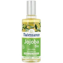 Natessance Bio Jojobaöl 100 % Reines Kaltgepresstes Jojobaöl
