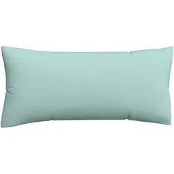 Schlafgut Kopfpolsterbezug , Türkis , Textil , Uni , 40x80 cm , Grüner Punkt, Textiles Vertrauen - Oeko-Tex®, AZO-frei, Oeko-Tex® Made IN Green , bügelleicht, bügelfrei , Heimtextilien, Bezüge, Polsterbezüge