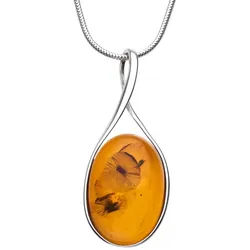 OSTSEE-SCHMUCK Kette mit Anhänger Ostsee-Schmuck Kette mit Anhänger Jody Kette mit Anhänger Jody (2-tlg) silberfarben 70 cm