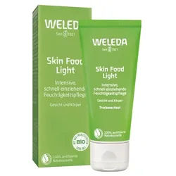 Weleda Gesichtspflege IntensivpflegeIntensive, schnell einziehende Feuchtigkeitspflege für Gesicht und KörperSkin Food Light 30 ml