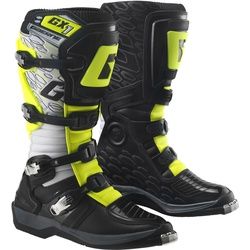 Gaerne GX-1 Evo Motocross Stiefel, schwarz-weiss-grün, Größe 48