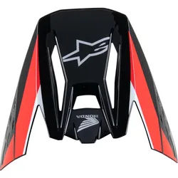 Alpinestars SM5 Helmschirm, schwarz-rot