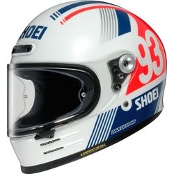 Shoei Glamster MM93 Retro Helm, weiss-rot-blau, Größe 2XL