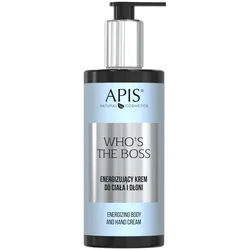 Apis Whos THE Boss, Energiespendende Körper- und Handcreme 300 ml Männer