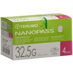 Terumo® Nanopass Pen-Nadel 32.5G 0,22x4mm