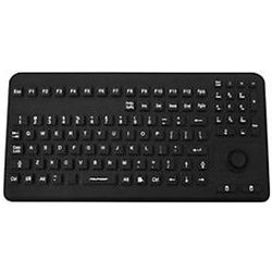 InduKey InduProof Advanced TKG-104-MB-IP68-VESA-BLACK - Tastatur - USB - Deutsch - Schwarz