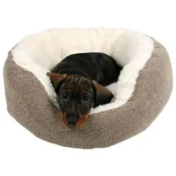 TRIXIE Tierbett Kuschelbett Yuma braun/wollweiß für Hunde braun
