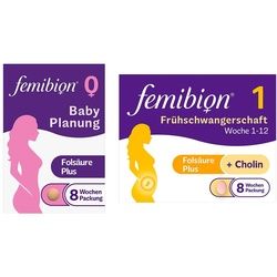 Femibion 0 Babyplanung 56 stk + Femibion 1 Frühschwangerschaft 5