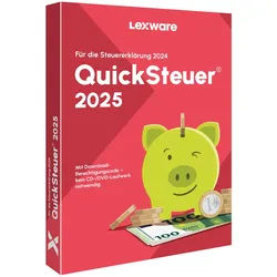 Lexware QuickSteuer 2025, für die Steuererklärung 2024