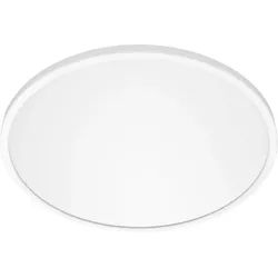 Philips LED Deckenleuchte Superslim 3-in-1 LED Leuchte, CL550, 2700K, Dimmfunktion, Memoryfunktion, dimmbar über Fernbedienung, mehrere Helligkeitsstufen, LED fest integriert, Warmweiß, SceneSwitch, warmweiß, LED, dimmbar mit Lichtschalter weiß Ø 25 cm
