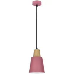 Pendelleuchte , Schwarz, Pink , Metall , 13x80x13 cm , RoHS, Europäischer Sicherheitsstandard , einfach zu transportieren , Lampen & Leuchten, Leuchtenserien
