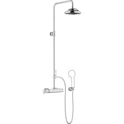 Dornbracht Madison Shower Pipe mit Brause-Thermostat Dark Brass gebürstet