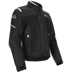 Acerbis On Road Ruby Motorad Textiljacke, schwarz-weiss, Größe M